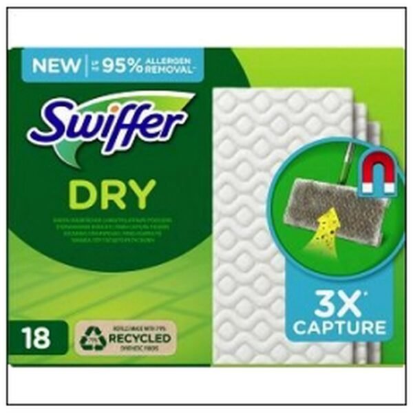 RECHARG.18 LINGETTES DRY SWIFFER