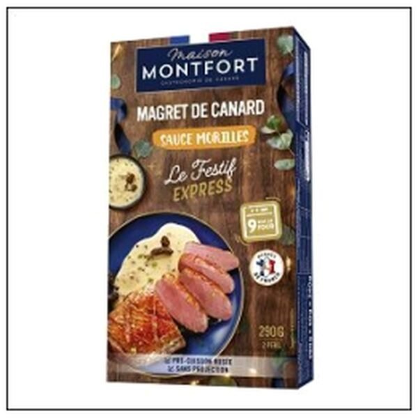 MAGRET CANARD SAUCE MORIL LES 340G MONTFORT