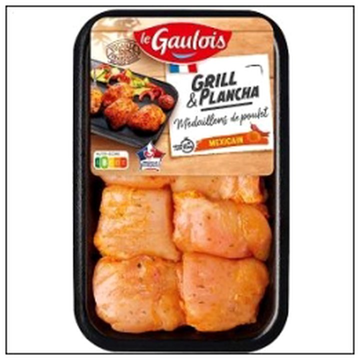 CAT-08730 MEDAILLONS HAUT CUIS.POUL ET MEXICAIN 310G GAULOIS - Image 1