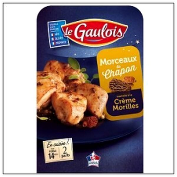 MORCEAUX CHAPON CREME DE MORILLES 250G LE GAULOIS