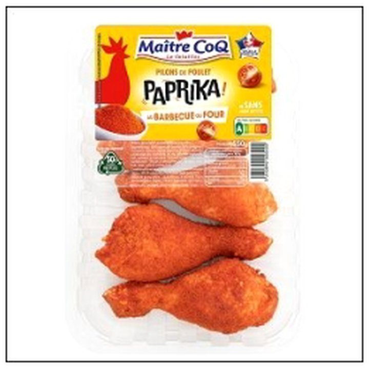 CAT-08743 PILONS DE POULET PAPRIKA 550G MAITRE COQ - Image 1