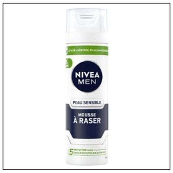 MOUSSE A RASER PEAUX SENS IBLES 200ML NIVEA MEN