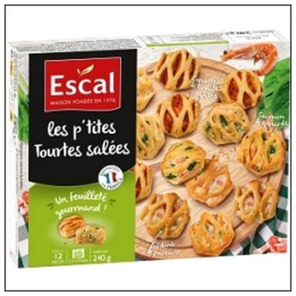 LES P'TITES TOURTES APERI TIVES 240G ESCAL