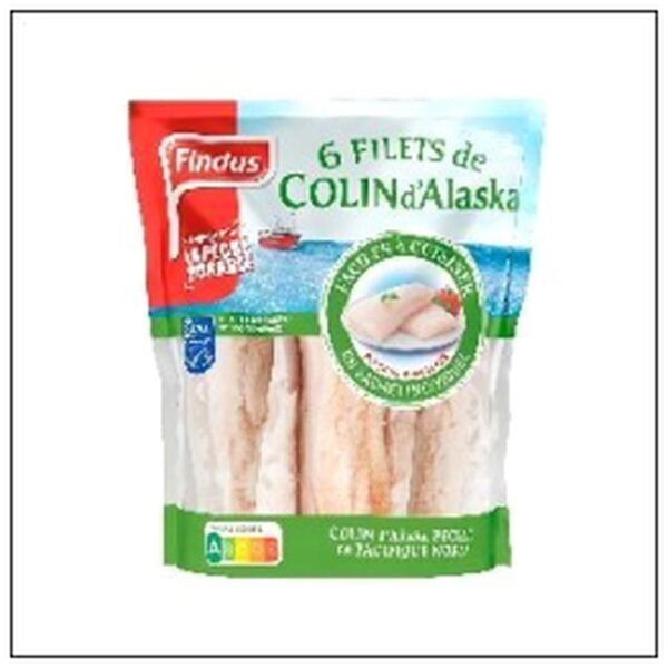 FILET COLIN ALASKA 600G MSC SURGELES