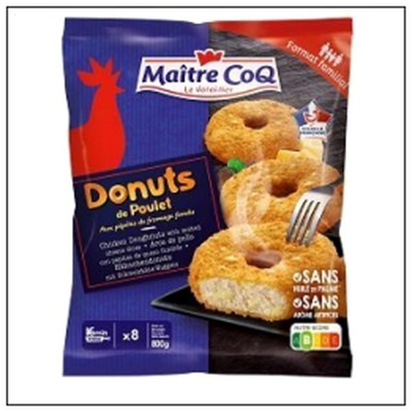 DONUTS POULET SACHET 800G MAITRE COQ SURGELES