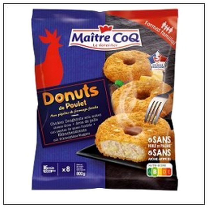 CAT-08871 DONUTS POULET SACHET 800G MAITRE COQ SURGELES - Image 1