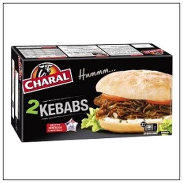 BAQ.2 BURGER KEBAB 250G MICRO ONE SURGELES CHARAL