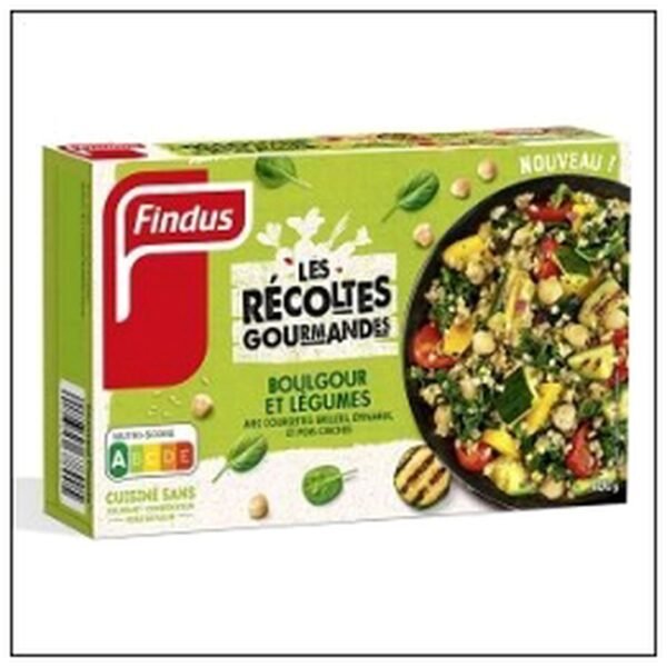 BOULGOUR ET LEGUMES 400G FINDUS