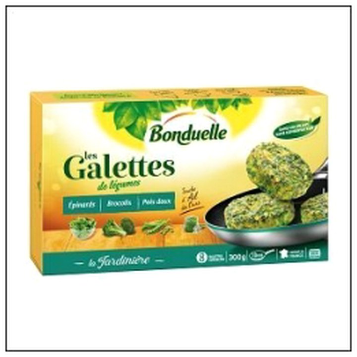 CAT-08885 PALET PETIT POIS EPINARD 380G BONDUELLE - Image 1