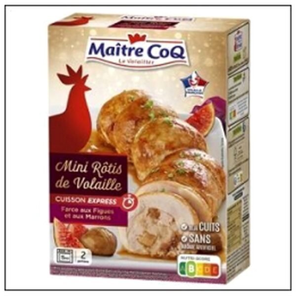 MINI ROTI VOLAILLE X2 FIG UE MARRON 400G M.COQ