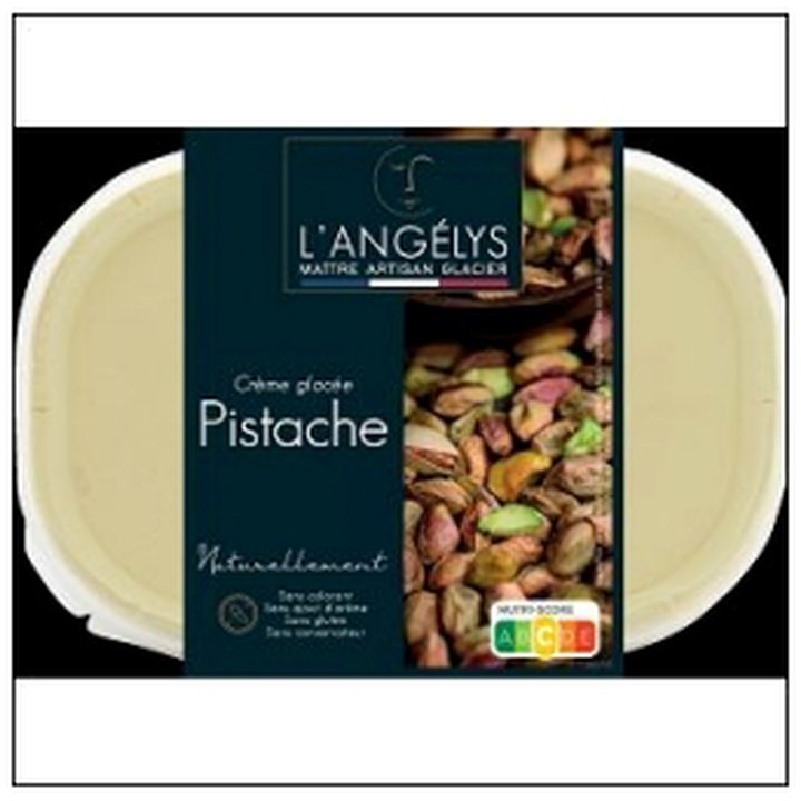 CAT-08894 CREME GLACEE PISTACHE 450 G L'ANGELYS - Image 1