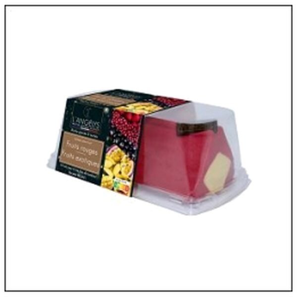 BUCHE SORBET 3 FRTS ROUGE FRTS EXOT. 500G L'ANGELYS