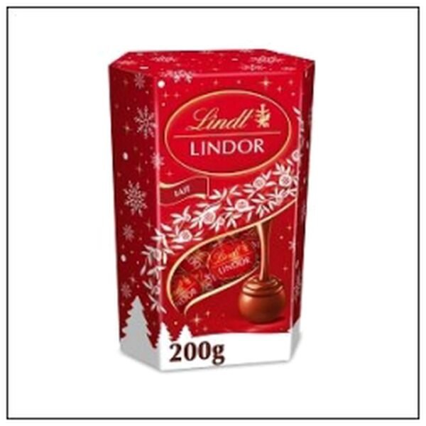 CORNET BOULES LINDOR LAIT 200G