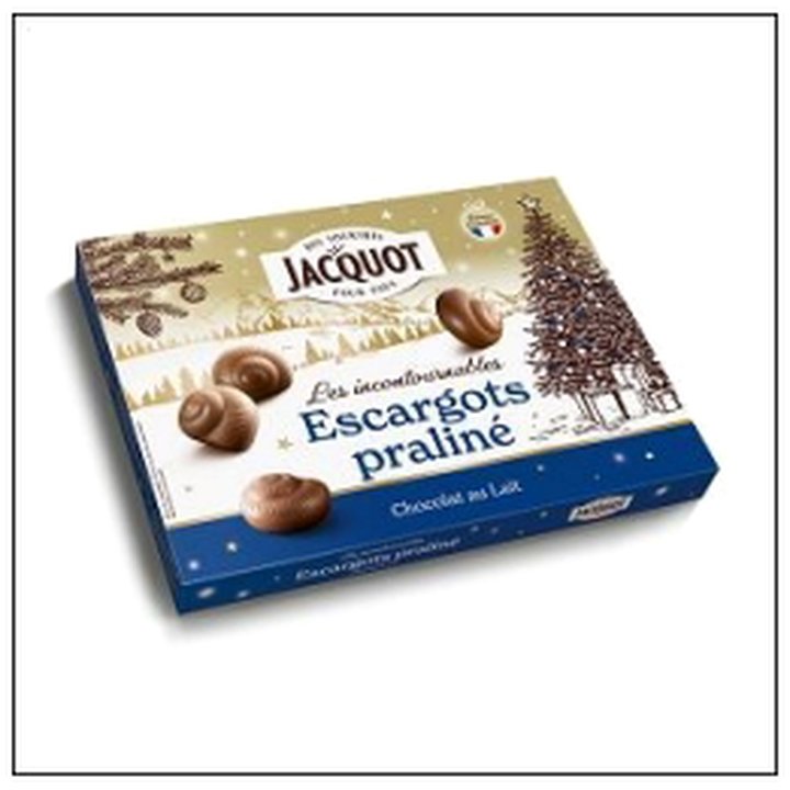 CAT-08972 BTE.24 ESCARGOTS PRALINES LAIT 300G JACQUOT - Image 1