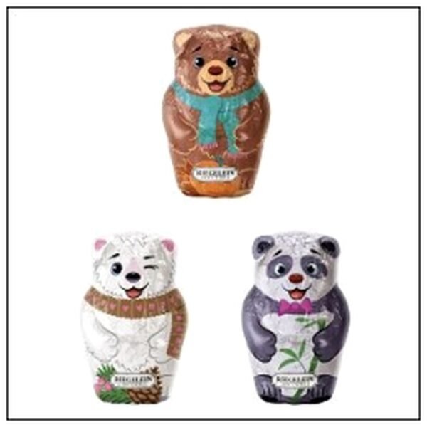 OURSONS PANDAS PANACHES L AIT S/ALU 100G RIEGELEIN