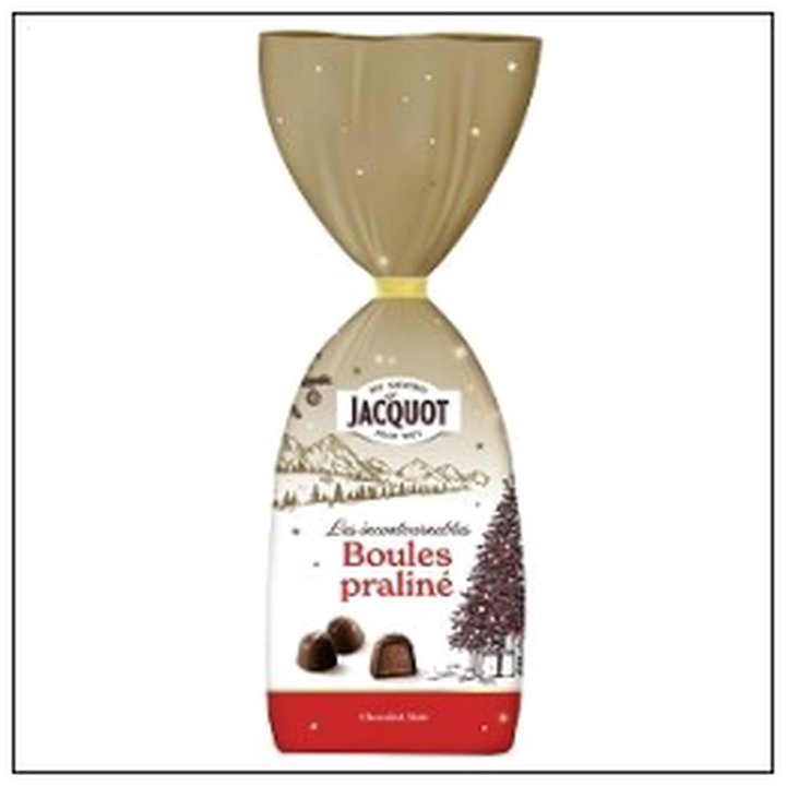 CAT-08978 SACHET BOULE PRALINÉ NOIR 250G JACQUOT - Image 1