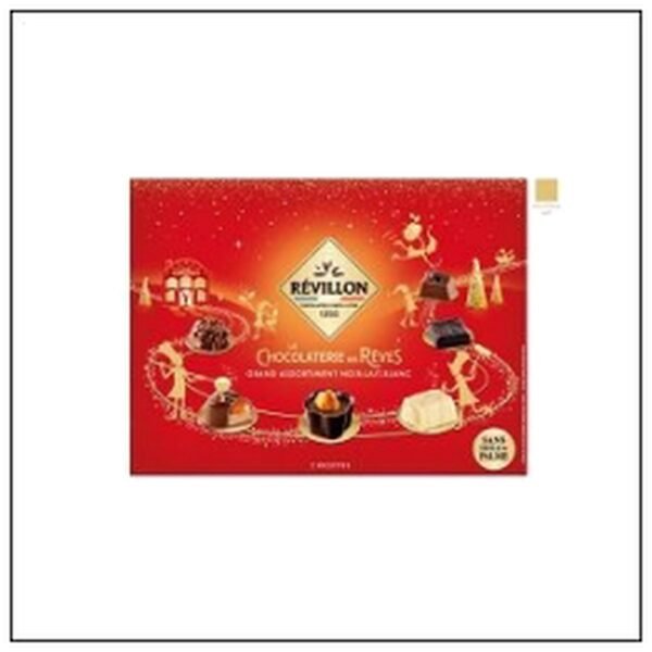 BTE CHOCOLATERIE REVE 233 G NOIR/LAIT/BLANC SS ALCO