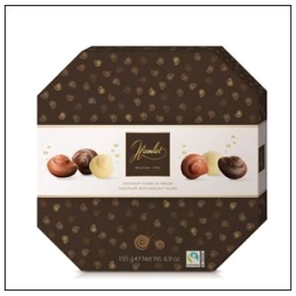 BOITE ESCARGOTS PRALINES ASSORTIS 195G HAMLET