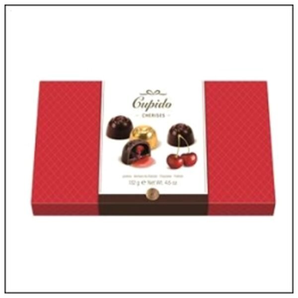 BONBONS CHOCOLAT AUX CERI SES CHERISES 132G HAMLET