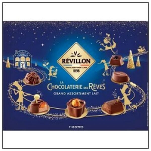 BOITE CHOCOLATERIE DES RE VES LAIT 230G
