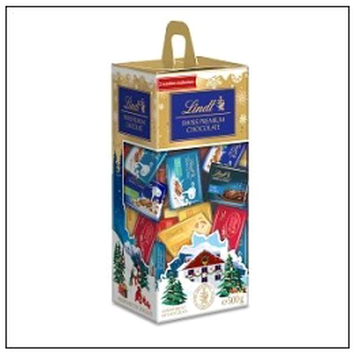 CAT-09031 NAPOLITAINS TUBO HIVER LINDT 500G - Image 1