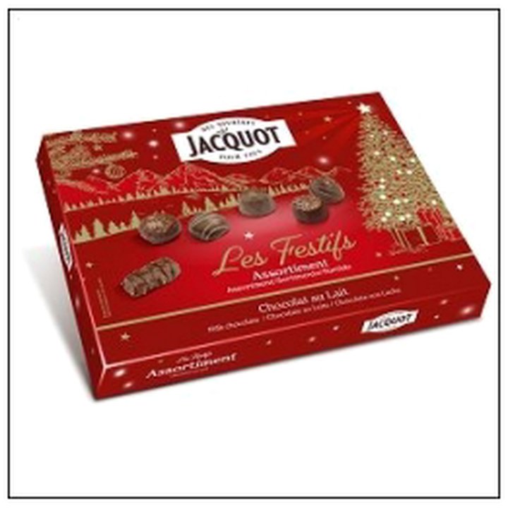 CAT-09046 BOITE ASSORTIMENT CHOCOLA T LAIT 214G JACQUOT - Image 1