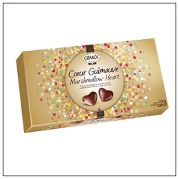 ETUI COEUR GUIMAUVE LAIT 110G CEMOI